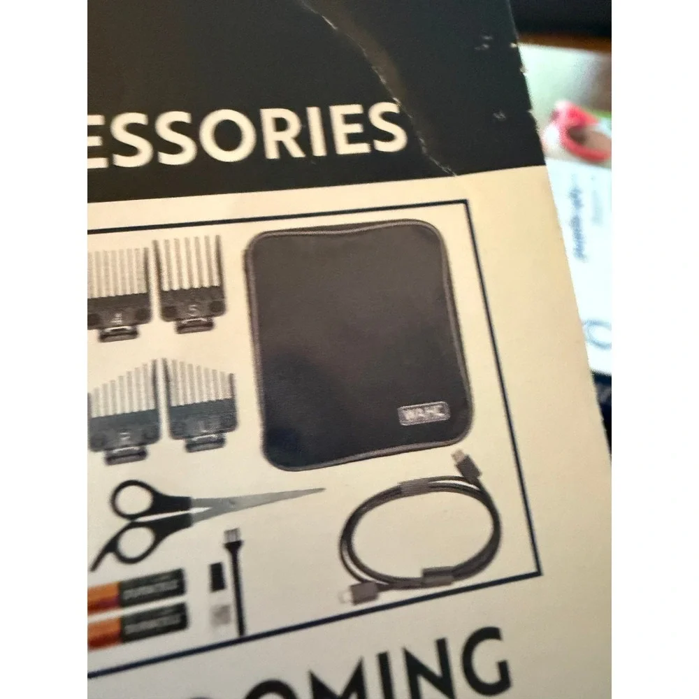 Wahl Li-ION MAX Cordless Haircutting & Beard Grooming Kit Open Box Missing USBC